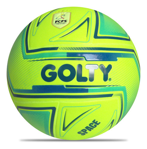 Balón Microfútbol Golty Competencia Space Laminado-verde Color Verde