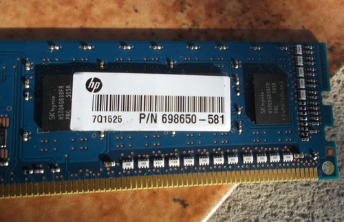 Memoria Ram Ddr3 4gb Pc3-12800u 1600 Mhz Para Pc (Usado)