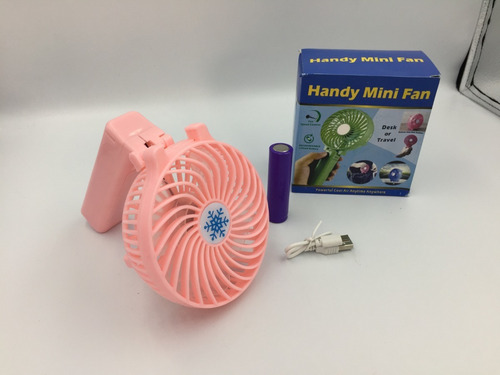Ventilador De Moda Recargable 3 Potencias Evn-012