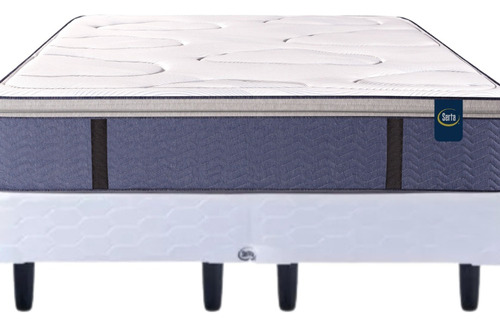 Sommier Queen Zize Serta Pensilvania 160x200 Envío Gratis