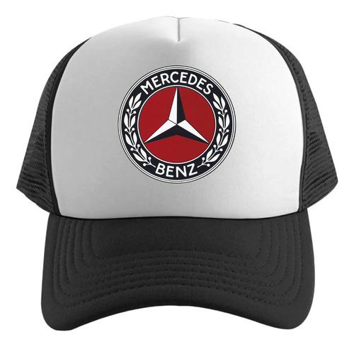 Gorra Malla Mercedes Benz Retro Unitalla Ajustable