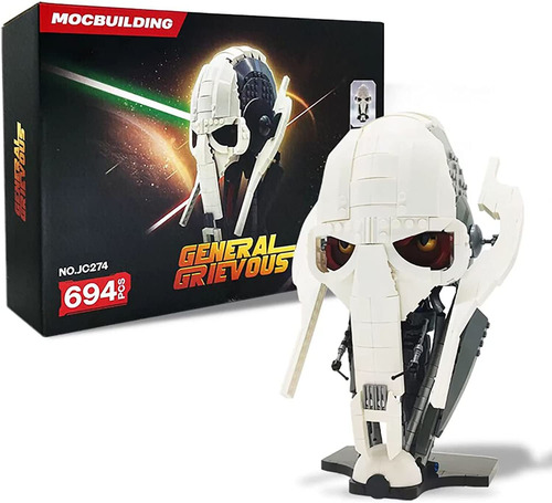 General Grievous Star Wars Casco Modelo Mocbuiling Bloc...