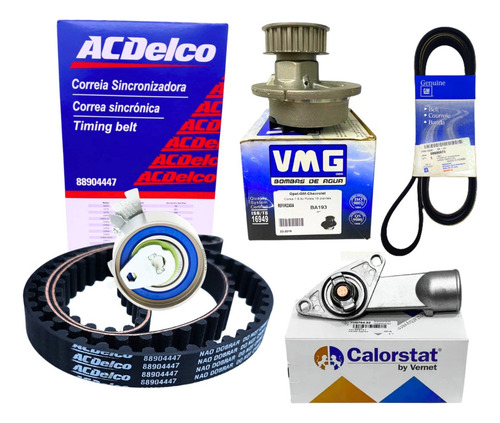 Kit Distribucion Chevrolet Meriva 1.8 8v Termostato + Bomba