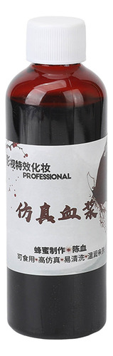 Pintura Corporal Lavable Con Sangre Falsa, Comestible Para H