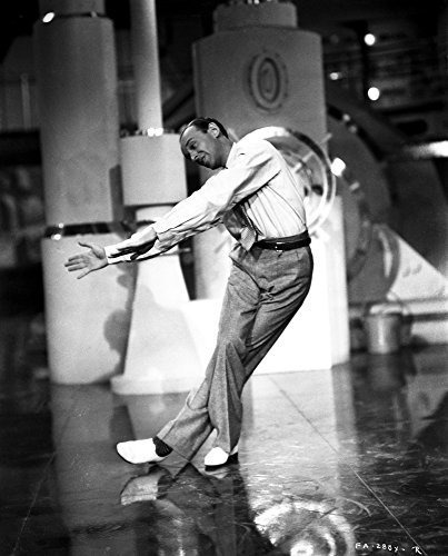 Fred Astaire Bailando En Zapatos Blancos Impresion Fotogra