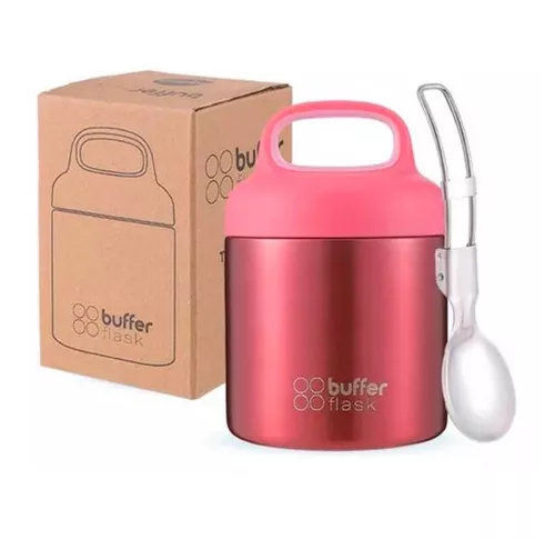 BUFFER FLASK Termo Botella Termica Niños Buffer Acero Inox 350ml