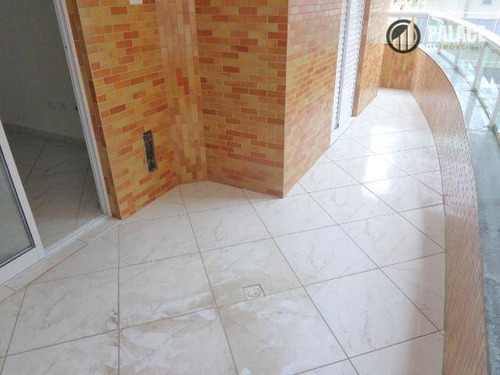 Apartamento Com 2 Dormitórios À Venda, 87 M² Por R$ 568.000,00 - Canto Do Forte - Praia Grande/sp - Ap2010