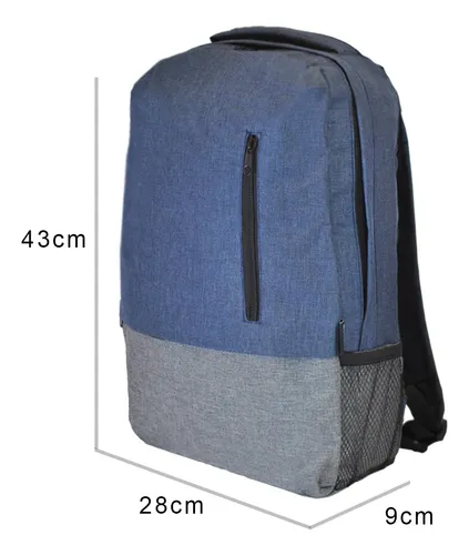 Mochila Porta Notebook Mujer Hombre Escolar Air Fluid