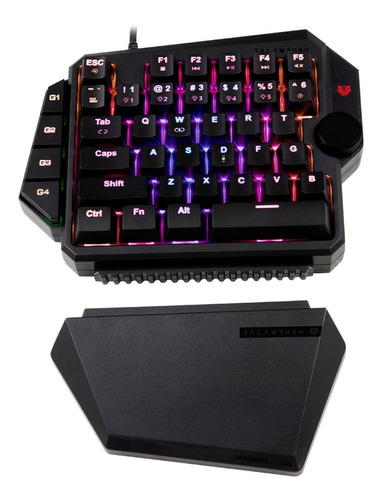 Teclado Mecanico Gamer Balam Rush Dominate Gk450 Switch Azul Color del teclado Negro