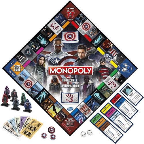 Juego Monopoly Marvel The Falcon And The Winter Soldier