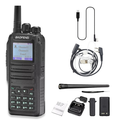 Walkie Talkie Digital/análogo Open Gd77 Manos Libres Uhf Vhf