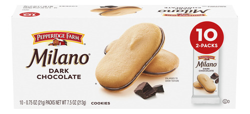 Pepperidge Farm Milano Cookies, Chocolate Negro, 10 Paquetes