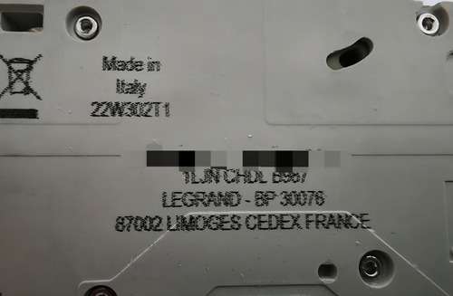 Interruptor Automatico 3p 20a 15ka Legrand Ref 409255