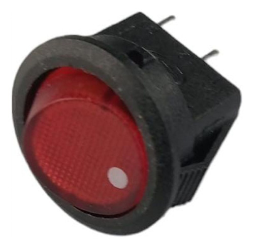 Rocker Switch Balancin Interruptor Mini 2 Patas Rojo