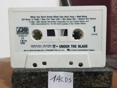 Twisted Sister Under The Blade Cassette S/tapa Norteamerican