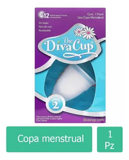 Copa Menstrual Diva Cup Modelo 2 Caja Con 1 Pieza