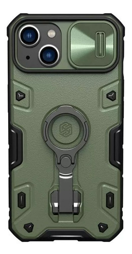 Carcasa Nillkin Camshield Armor Para iPhone 14 /14 Pro/max Color Verde