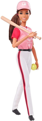 Imagen 1 de 5 de Barbie Juegos Olimpicos Tokyo 2020 Muñeca Softball Softbol