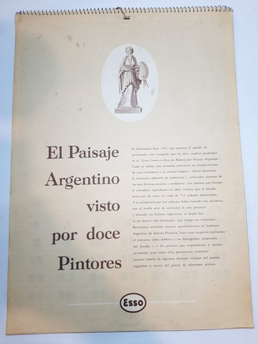 Imagen 1 de 10 de Antiguo Almanaque Esso 1956 El Paisaje Argentino Ro 1831