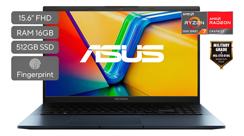 Portatil Asus Vivobook Pro M6500 R7 16gb 512gb 15.6 4gb Vid