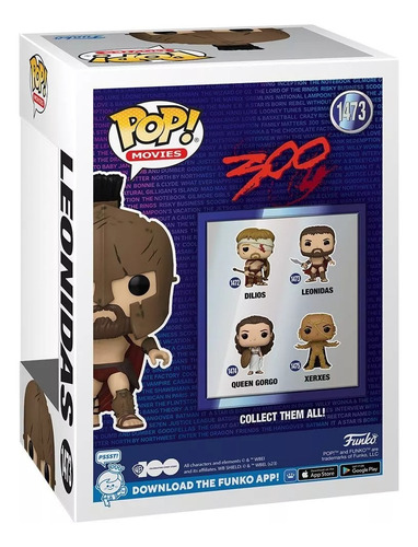 Funko Pop #1473 Leonidas Chase 300 De Sparta