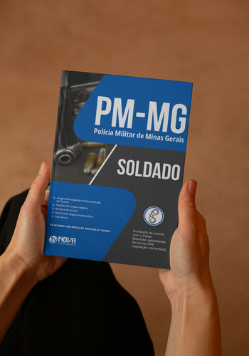 Apostila Completa Soldado Polícia Militar De Minas Gerais - Pm Mg 2024 - Editora Nova