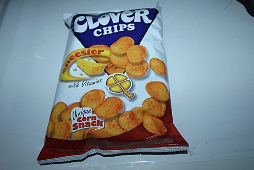 Clover Chips Cheesier Paquete De Tres 145 G Un Paquete