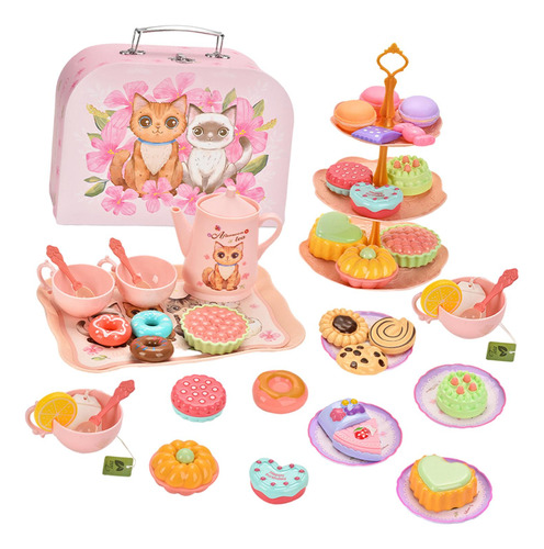 Princess Tea Time Toys, Juego De Té Para Niños, Cocina De Po