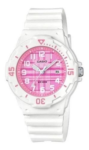 Reloj Mujer Casio Lrw 200h 4c  Blanco Original 