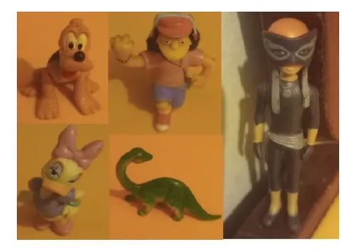 Colección De Muñecos De Juguete Dibujitos Animados (Usado)