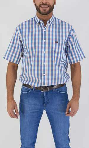 Camisa Lee Hombre Manga Corta R66