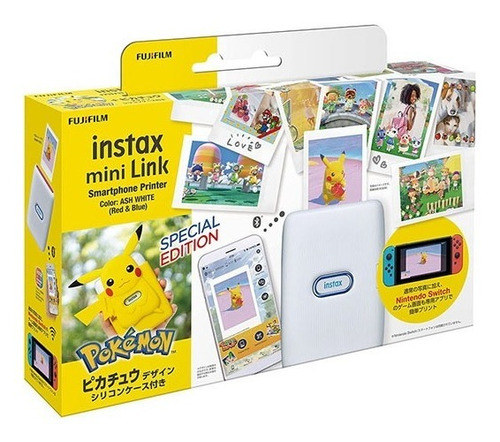 Imagen 3 de 5 de Fujifilm Instax Mini Link Smartphone Impresora Fotos Pikachu