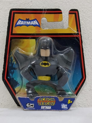 Lote 4 Action League Batman,aquaman Y Plasticman Dc Mattel (Usado)