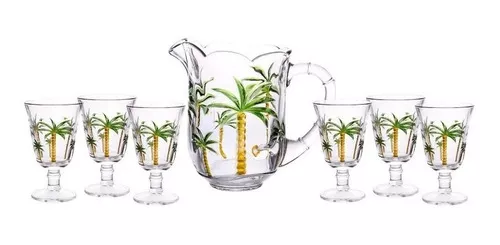 Jogo de Jarra com 6 Copos CJG JARRA 1,4L COM 6 COPOS CRISTAL CLASSICA EM  CRISTAL ECOLOGICO