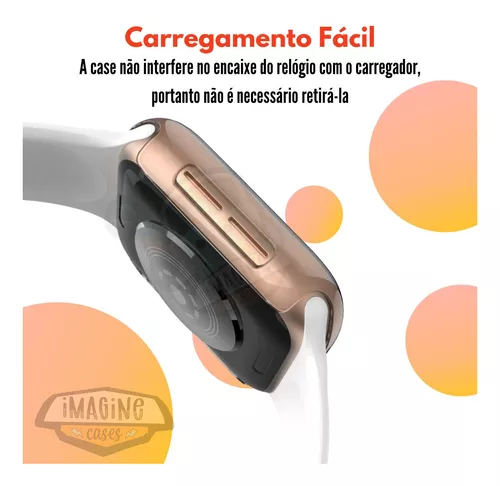 Capa Bumper Vidro Temperado compatível com relogio Apple Watch