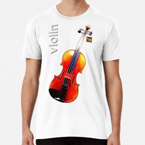 Remera Violín Algodon Premium