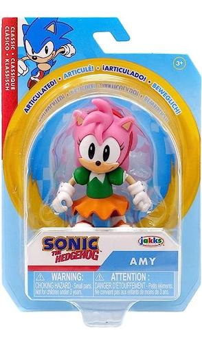Sonic The Hedgehog Amy Articulado 6cm Original