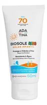 Comprar Protetor Solar Ada Tina Infantil Biosole Kids Fps70 60ml