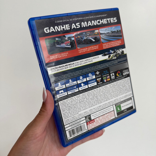 F1 2018 Edição Headline Ps4 Semi Novo Mídia Física (Recondicionado)