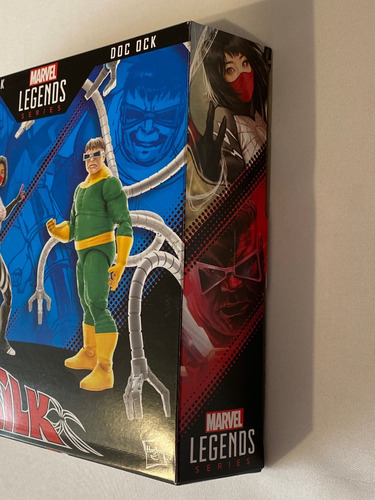 Doc Ock & Silk Marvel Legends Spiderman Doctor Octopus 6pulg (Usado)