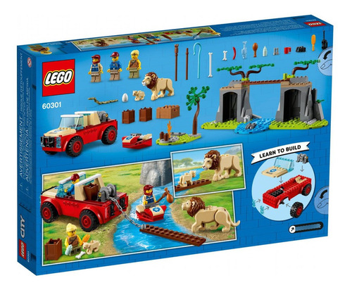 Lego City 60301 Rescate De La Fauna Salvaje Todoterreno