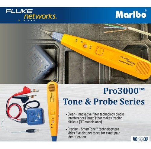 Tester De Cables Fluke Networks Pro3000f60-kit Chicharra Bcv