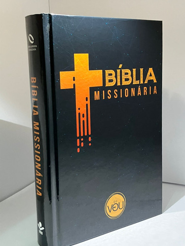 Bíblia Missionária - Estudos, Evangelização - Nova Almeida Atualizada, Edição 2022 Capa Dura Azul Escuro Editora Cpb