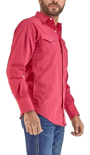 Imagen 2 de 6 de Camisa Vaquera Wrangler Hombre Manga Larga A27