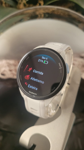 Relógio Garmin Forerunner 165 - Semi Novo!! Branco