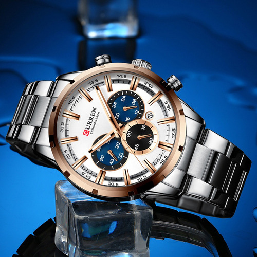 Curren 8355 - Reloj De Cuarzo Para Hombre (3 Atm)