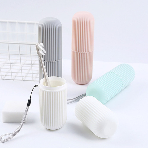 Funda Portátil Para Cepillos De Dientes De Viaje, Bolsa De P
