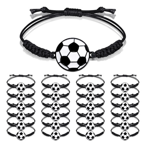 Lorfancy 24 Pulseras De Futbol Para Ninas Y Ninos, Regalos D