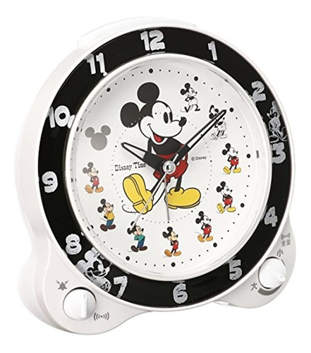Seiko Reloj Personaje Despertador Mickey Mouse Marco De Plás