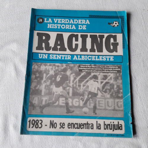 La Verdadera Historia De Racing Nº 24 - Poster Equipo 1981